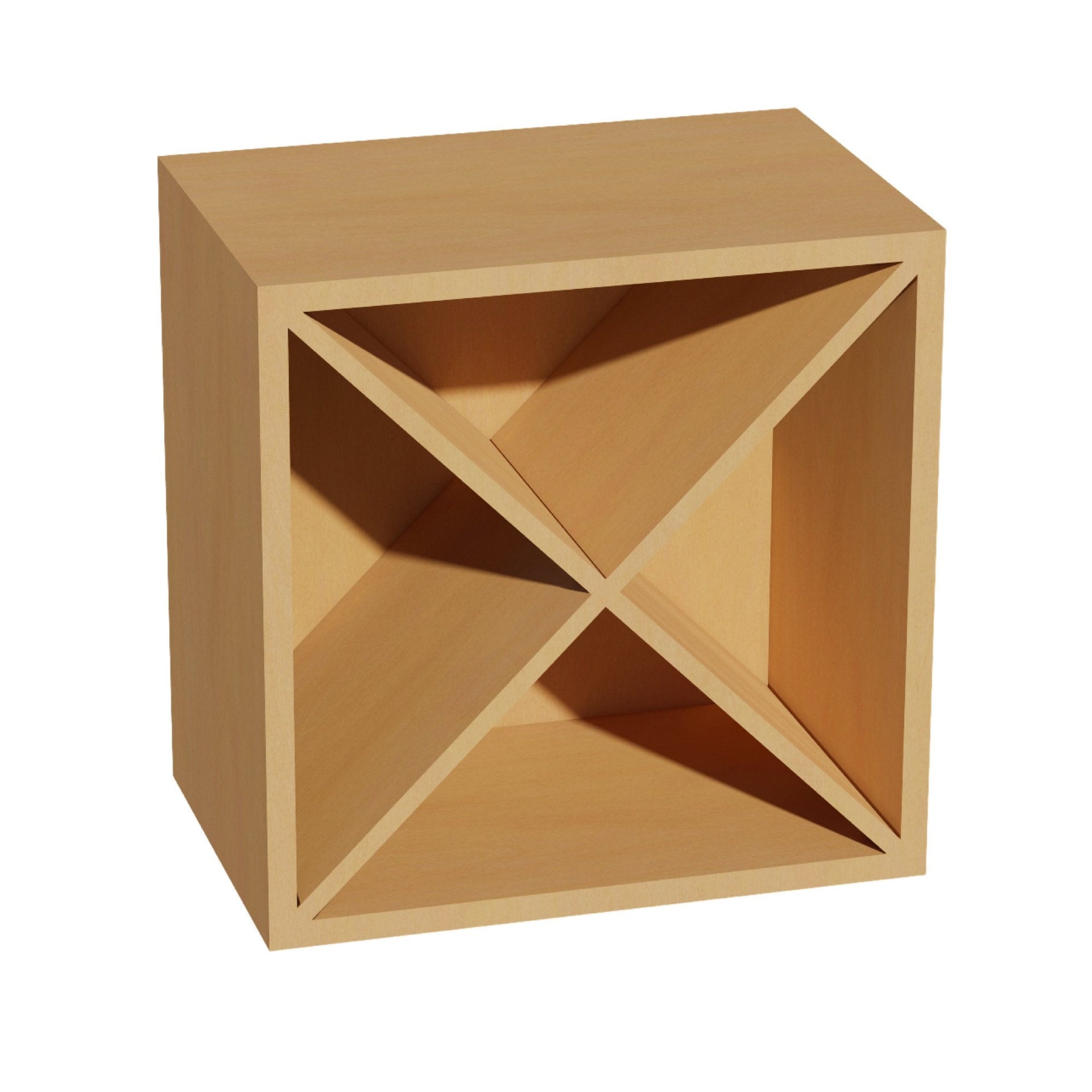 WR1818-ST  Wood Wall Mounted Range Hood - Shaker Style - Timber   18"W x 18"H x 12"D
