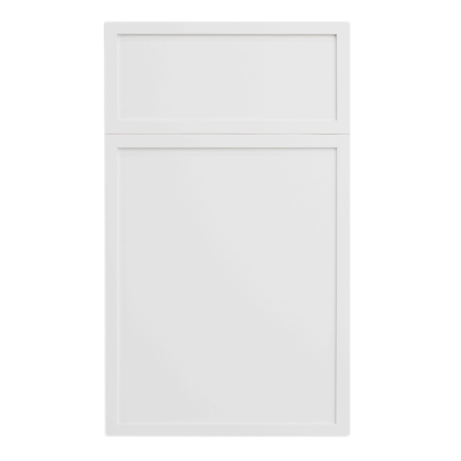 TP2496-SSW  Tall Shelf Pantry Cabinet 4 Door & 6 Sheleves - Slim Shaker Style - White   24" W x 96"H x 24"D